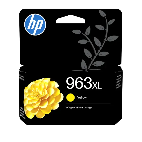 HP 963XL High Yield Yellow Original Ink Cartridge (3JA29AE)